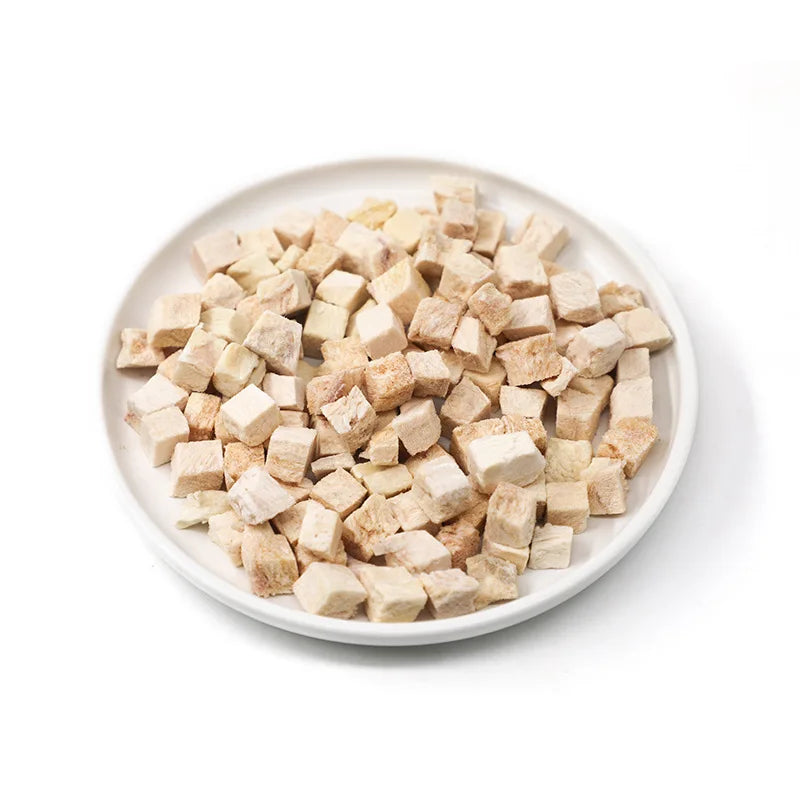 Pet freeze-dried wholesale chicken breast duck quail egg yellow 500g