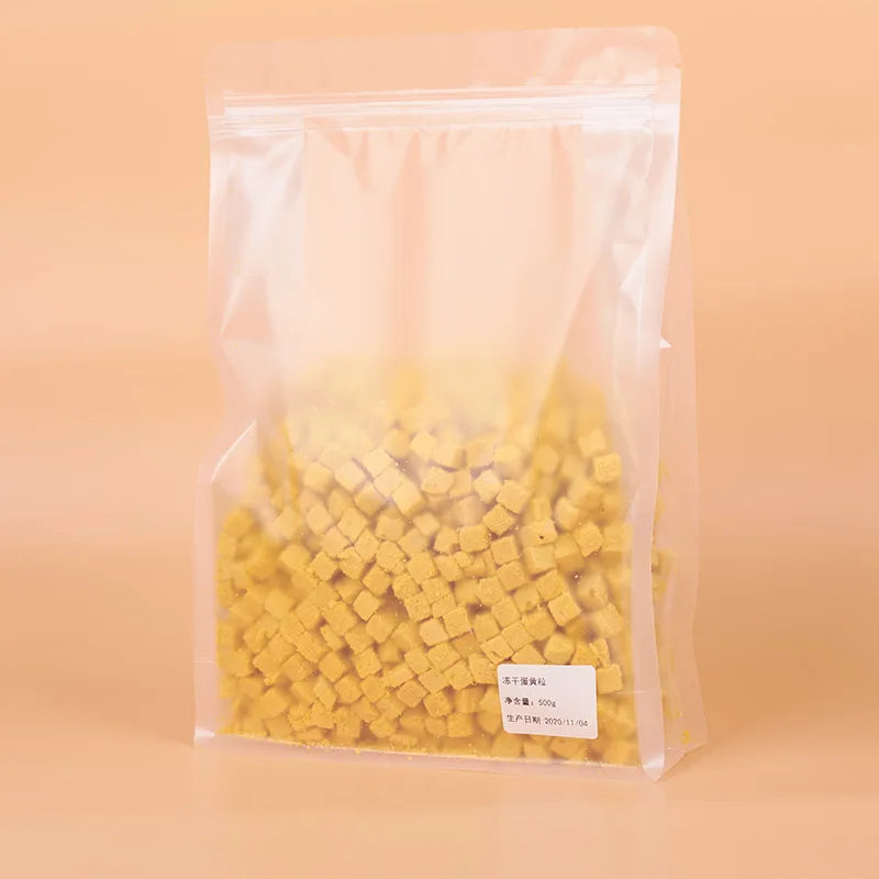 Pet freeze-dried wholesale chicken breast duck quail egg yellow 500g