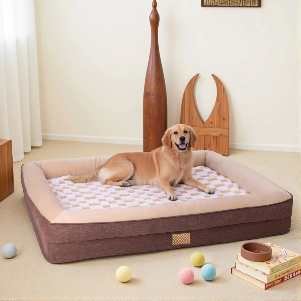 Anti slip Bottom Removable Washable Dog Bed Sofa Orthopedic Memory Foam Pet Bed