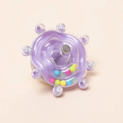 Interactive Parrot Toy, Rotating Treat Dispenser