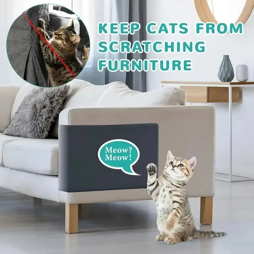 60x200cm Self-adhesive Cat Scratcher Sofa Protector