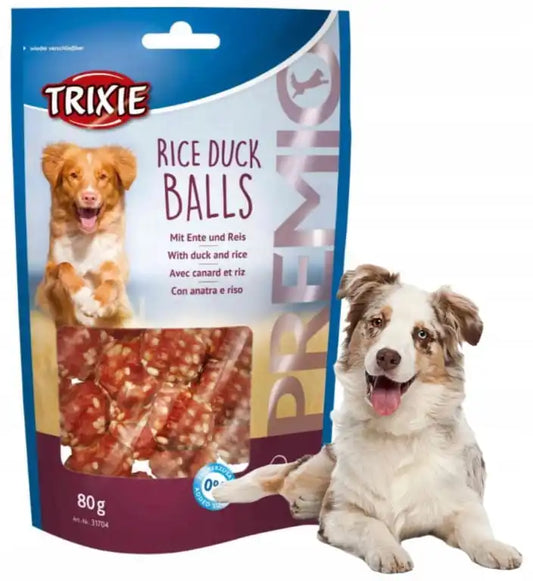 Trixie Dog treat 80 g duck rice ball