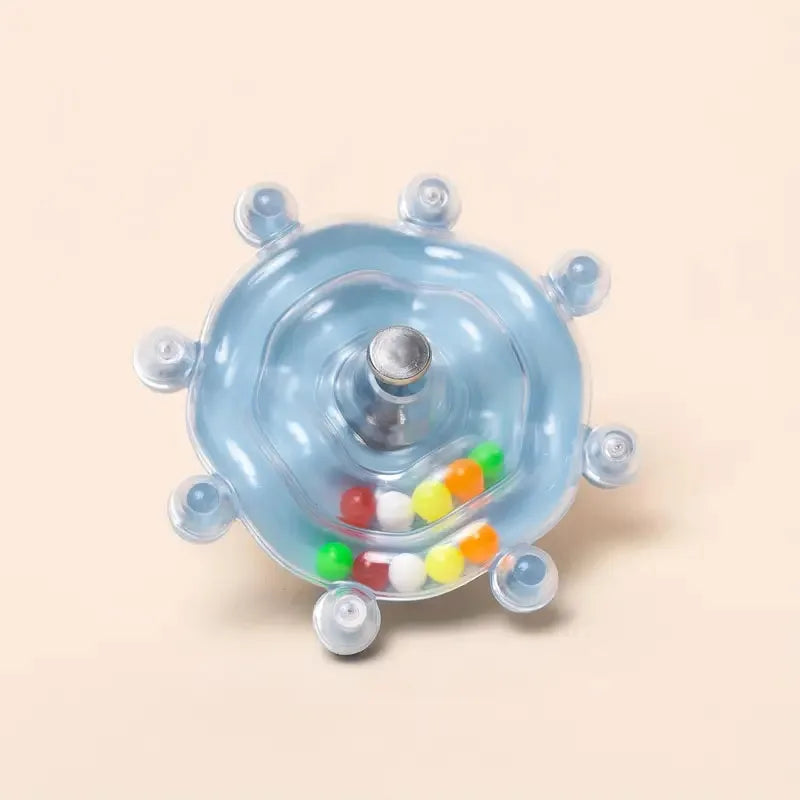 Interactive Parrot Toy, Rotating Treat Dispenser