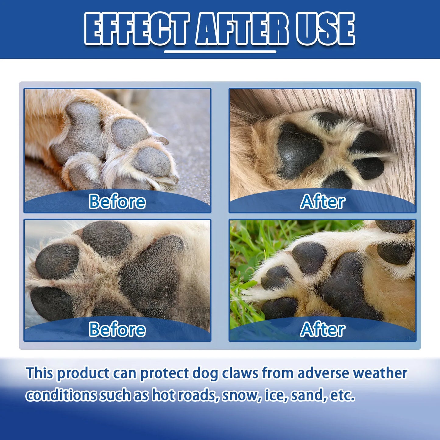 Dog Paw Balm  Moisturizing  Soother Protection From Cracked Paws