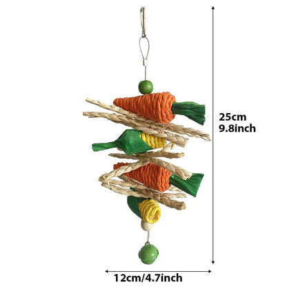 Pet Parrot Chewing Hanging Toys