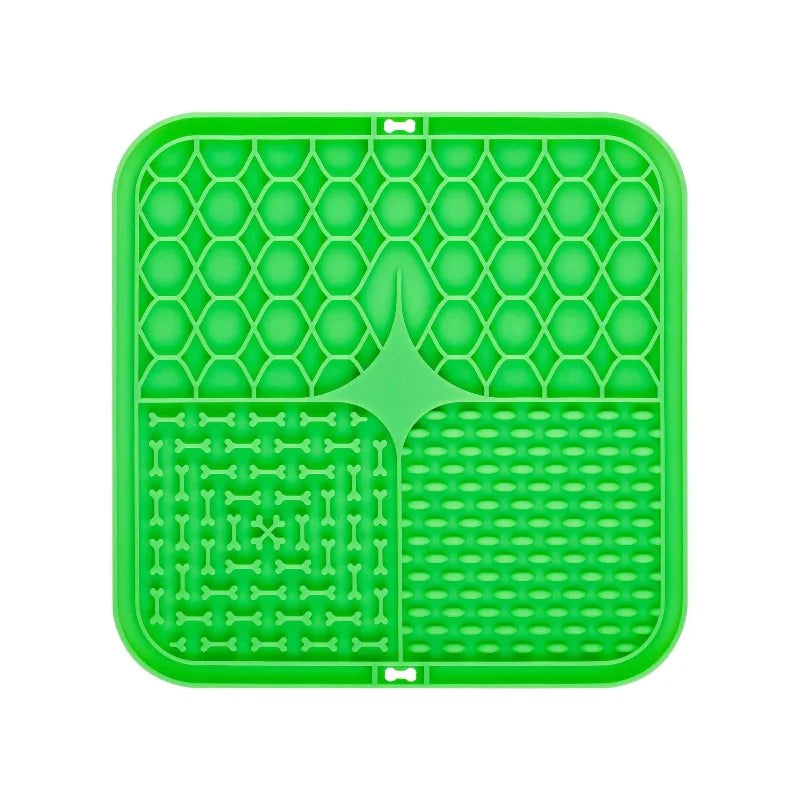 Pet Lick Silicone Mat Slow Food Plate for Pet Distraction