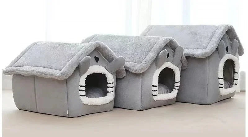 Indoor Warm Soft Dog HouseRemovable and Washable Cushion Suitable For All Seasons