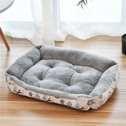 Warm Pet Bed Candy-colored Square Nest