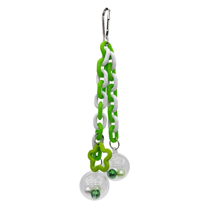 Parrot Toy With Colorful Beads And Hanging Balls