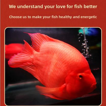 XUEQILIN Fish Special Feed for Lucky Parrot Fish (Red Intensifier Formula)