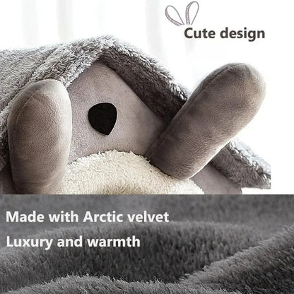 Indoor Warm Soft Dog HouseRemovable and Washable Cushion Suitable For All Seasons