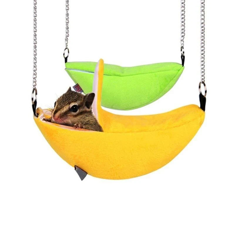Hamster Cotton Nest Hammock Banana Shape