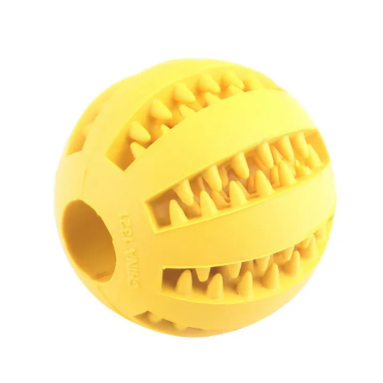 Dog Toy Ball, Nontoxic Bite Resistant Toy Ball for Pets With Food Treat