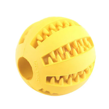 Dog Toy Ball, Nontoxic Bite Resistant Toy Ball for Pets With Food Treat