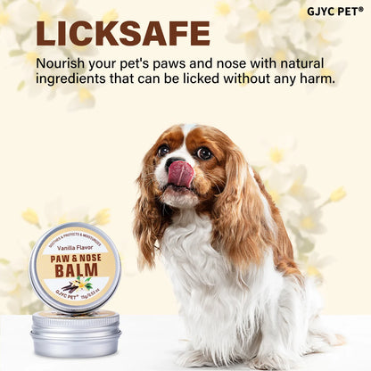 Pet Paw & Nose Balm Vanilla Scent Moisturizing Soothing Anti-Cracking Repair