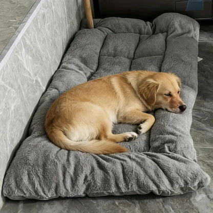 Extra Large Plush Dog Bed Sofa Thickened Super Soft Polyester Pet Mat