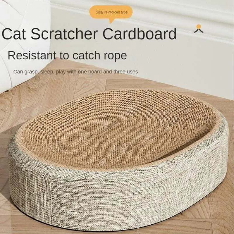2in1 Cat Scratching Board And Nest