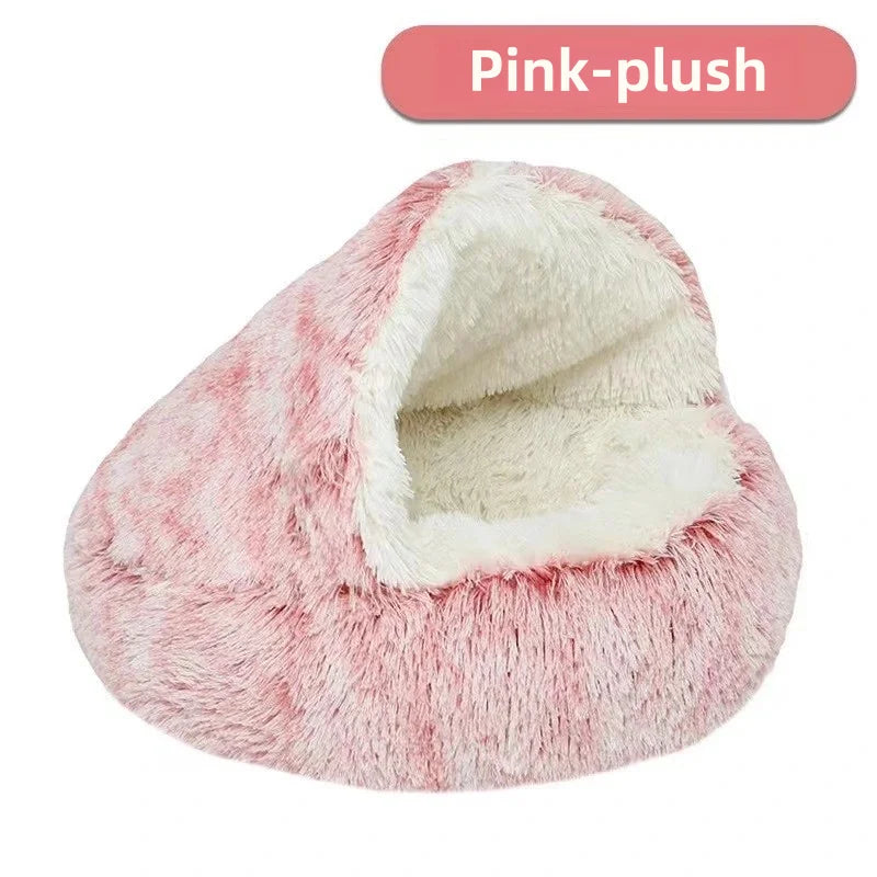 Autumn And Winter Soft Plush Pet Nest-Bed