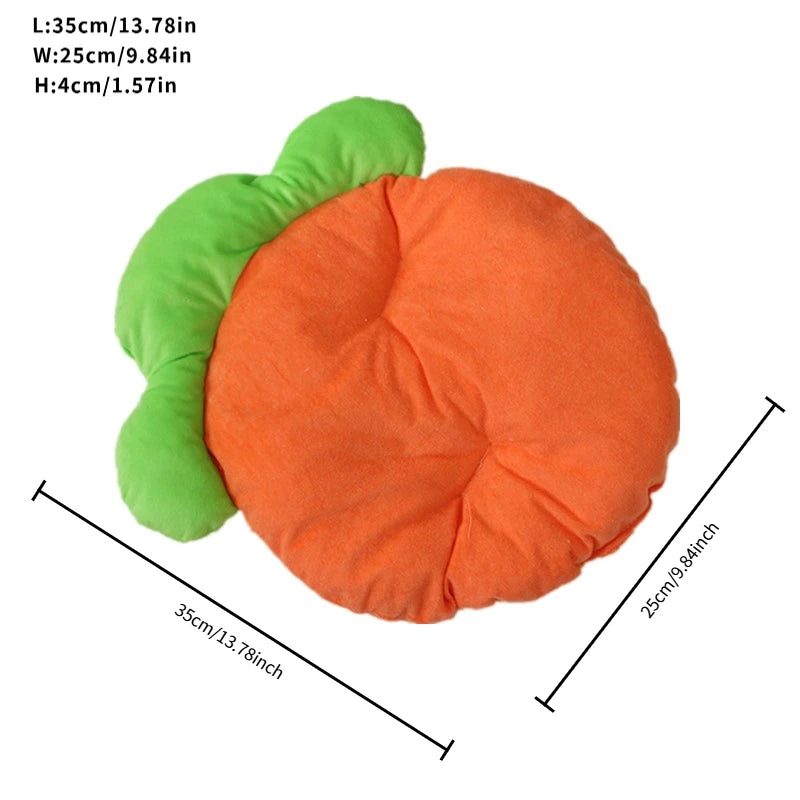 Carrot Shaped Small Bed- Thickened Guinea Pig Sofa/Cage Mat, Warm and Comfortable Bed, Suitable for Rabbits, Guinea Pigs