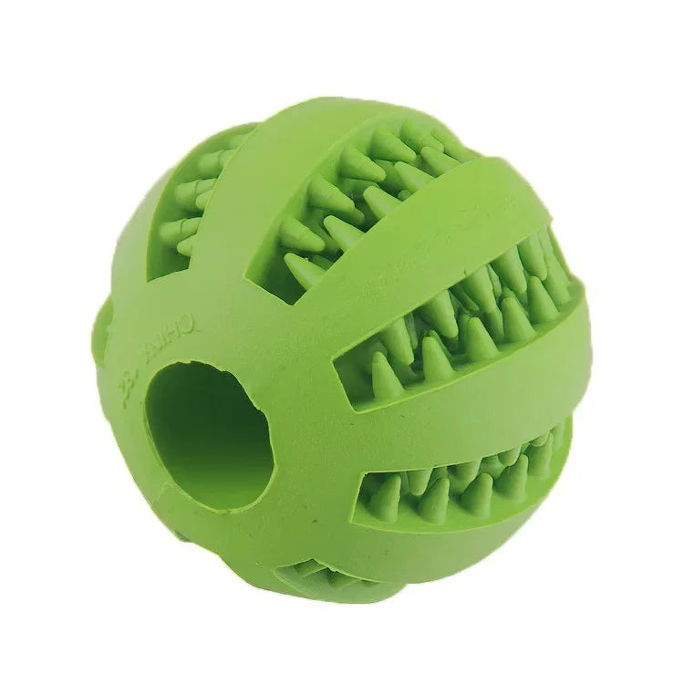 Dog Toy Ball, Nontoxic Bite Resistant Toy Ball for Pets With Food Treat