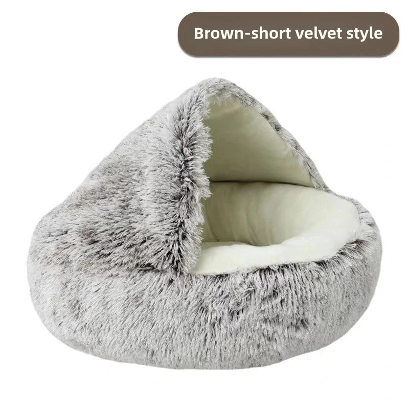 Autumn And Winter Soft Plush Pet Nest-Bed