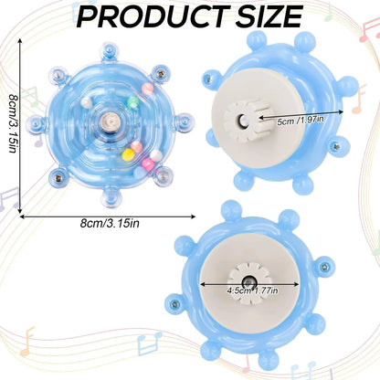 Interactive Parrot Toy, Rotating Treat Dispenser