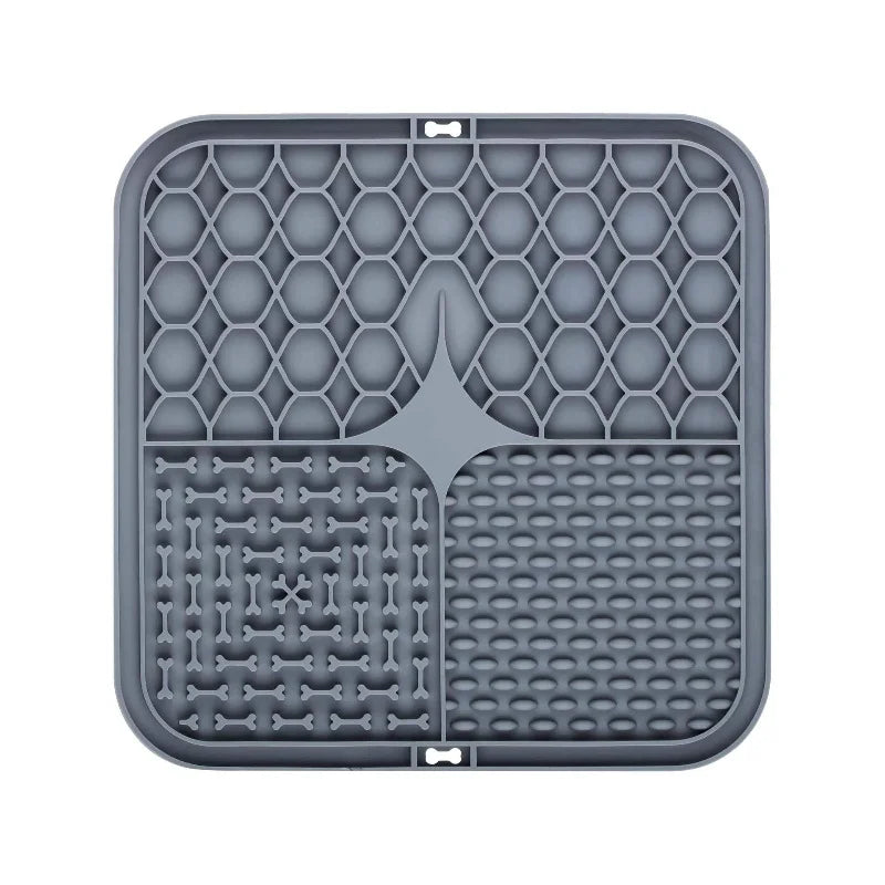 Pet Lick Silicone Mat Slow Food Plate for Pet Distraction