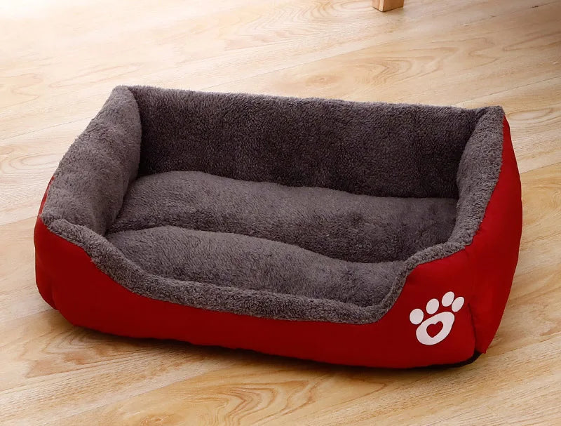 Warm Pet Bed Candy-colored Square Nest