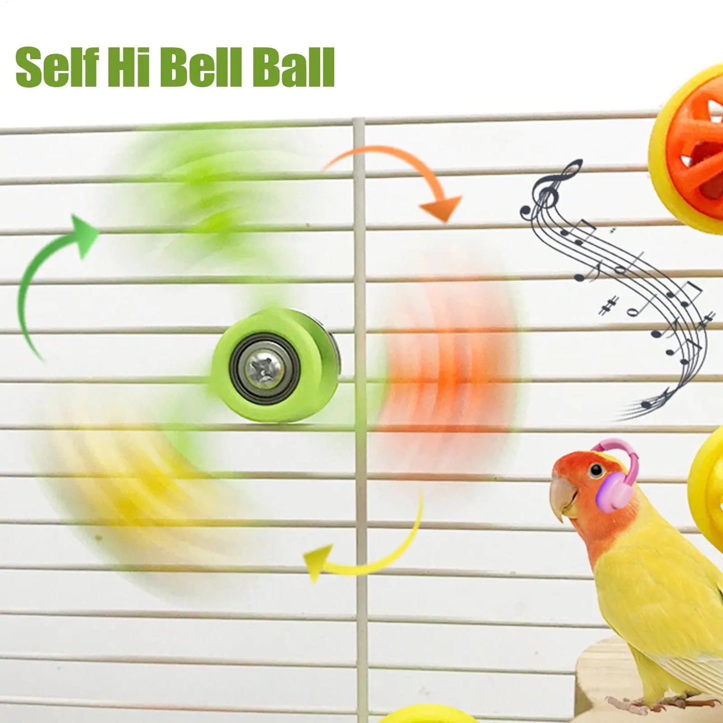 Parrot Toys Interactive  Rotating Windmill Toy