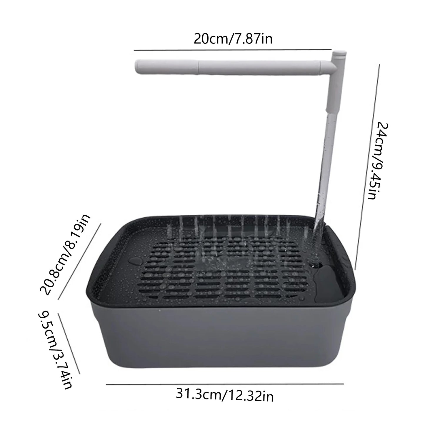 Automatic Electric Bird Bathing Pool And Shower Head with Water Circulation System