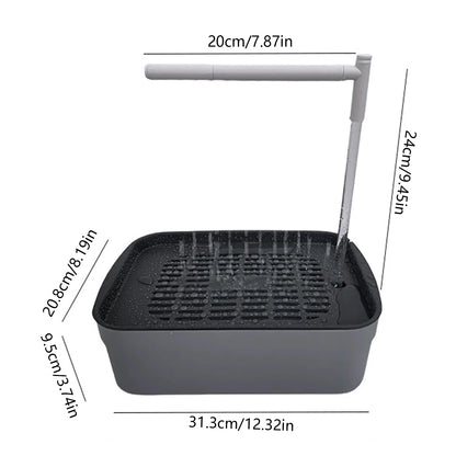 Automatic Electric Bird Bathing Pool And Shower Head with Water Circulation System