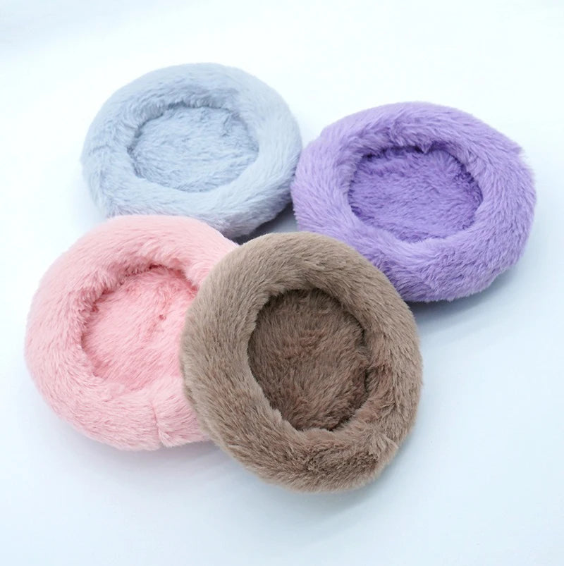 Autumn Winter Round Warm Hamster Nest Mat Bed for Small Animals