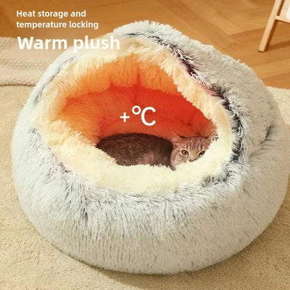 Autumn And Winter Soft Plush Pet Nest-Bed