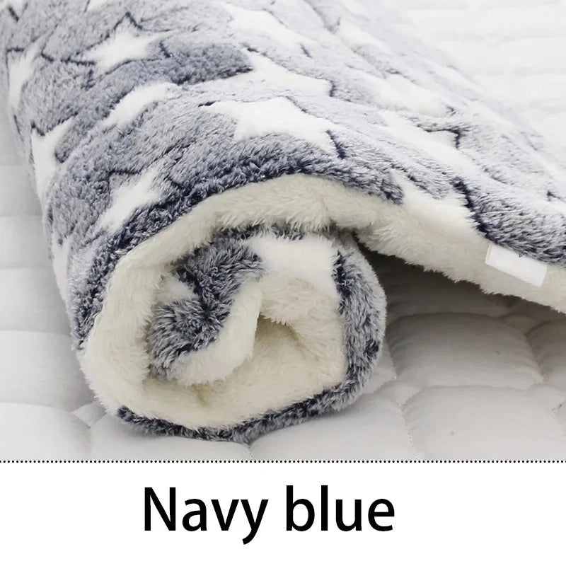 Flannel Pet Sleeping Mat Dog Bed