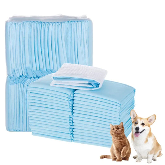 100/50/40/20PCS Absorbent Dogs Diapers Disposable Puppy Training Pee Pads Quick Dry