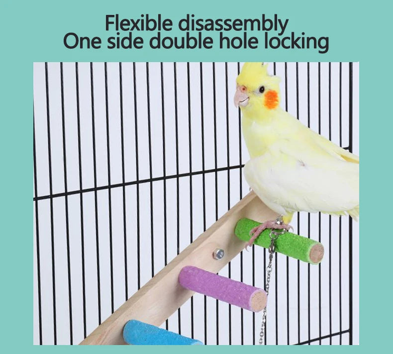 4/6/8 Steps Bird Climbing Toy Ladder