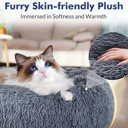 Round Pet Super Soft Bed for Larger Pets
