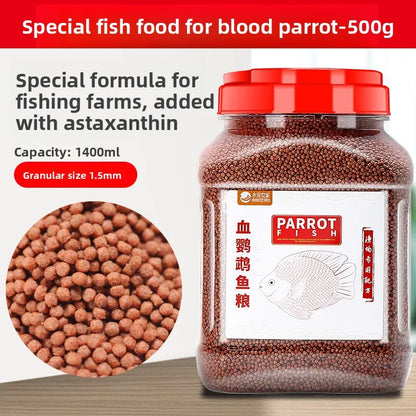 SYSENCIAGA Parrot Fish Food with Color Enhancers-Red Intensifying Formula