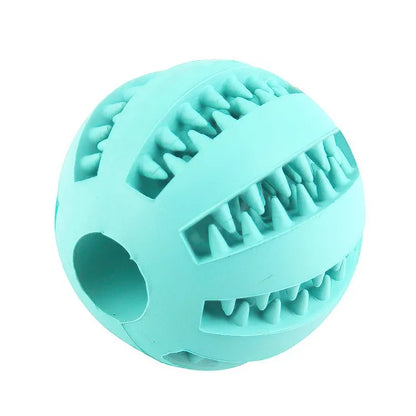 Dog Toy Ball, Nontoxic Bite Resistant Toy Ball for Pets With Food Treat