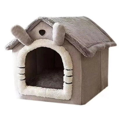 Indoor Warm Soft Dog HouseRemovable and Washable Cushion Suitable For All Seasons