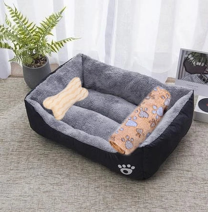 Warm Pet Bed Candy-colored Square Nest