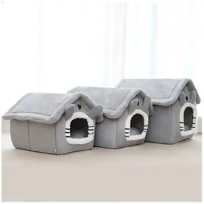 Indoor Warm Soft Dog HouseRemovable and Washable Cushion Suitable For All Seasons