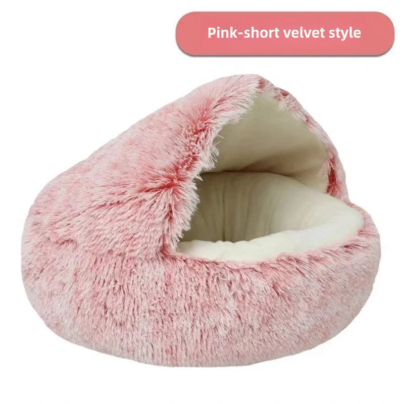 Autumn And Winter Soft Plush Pet Nest-Bed