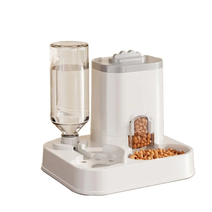 Automatic Cat & Dog Feeder With Water Dispenser One-Piece Design