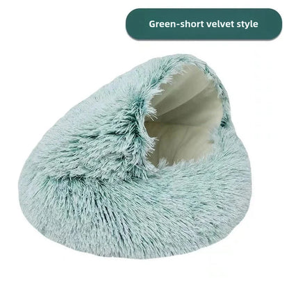 Autumn And Winter Soft Plush Pet Nest-Bed