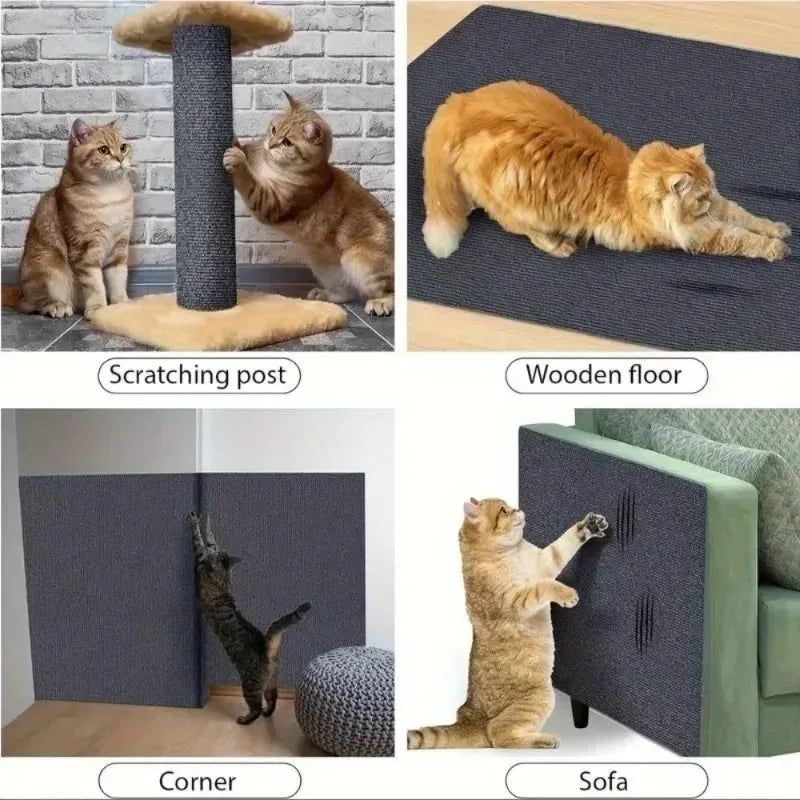 60x200cm Self-adhesive Cat Scratcher Sofa Protector