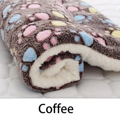 Flannel Pet Sleeping Mat Dog Bed