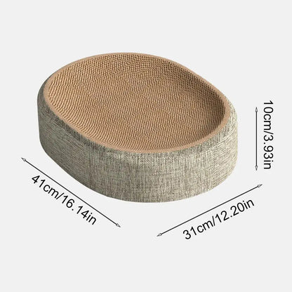 2in1 Cat Scratching Board And Nest