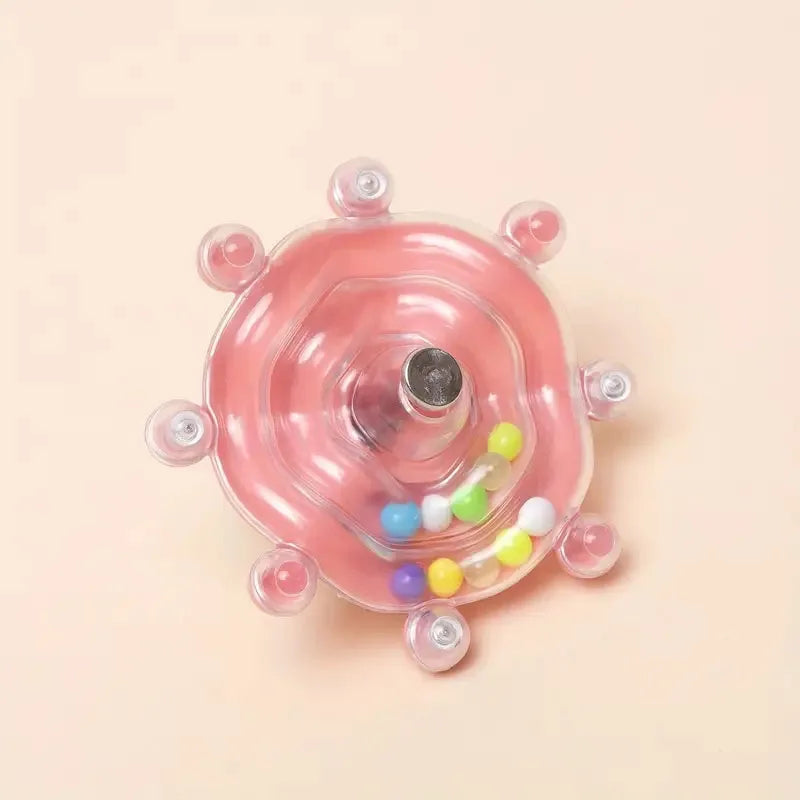 Interactive Parrot Toy, Rotating Treat Dispenser