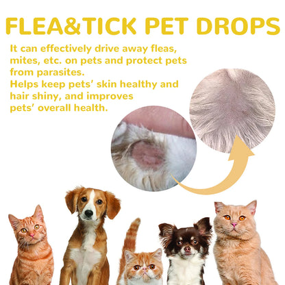 Anti Flea Drops, Lice Remover, Relieve Skin Itching